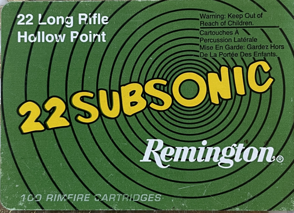 Remington 22 Sub Sonic HP