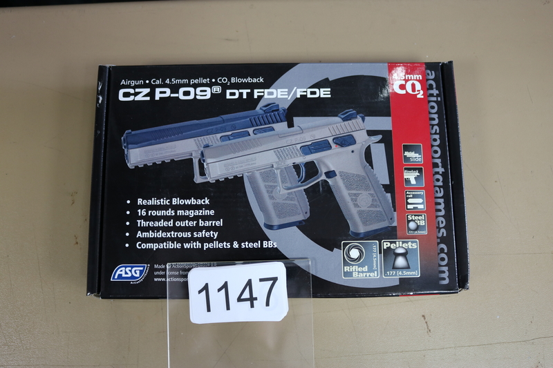 ASG CZ P-09 DT FDE .177  Air Pistols