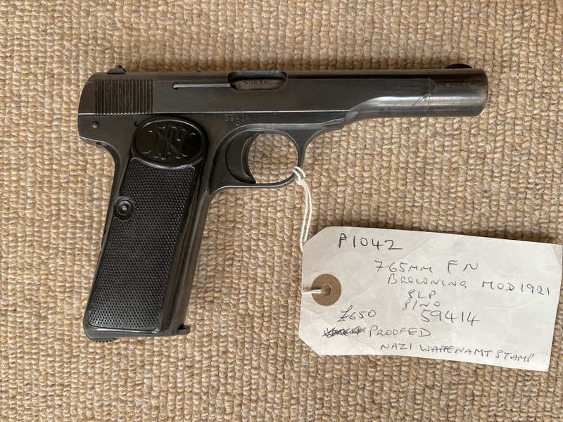 Fabrique Nationale Browning Model 1922 .32 7.65mm Semi Auto