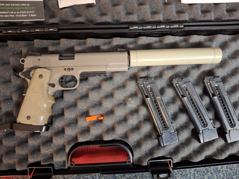 GSG 1911 CUSTOM FDE .22  Long Barrel