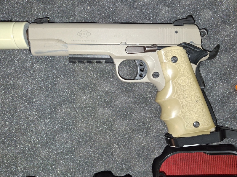 GSG 1911 CUSTOM FDE .22  Long Barrel